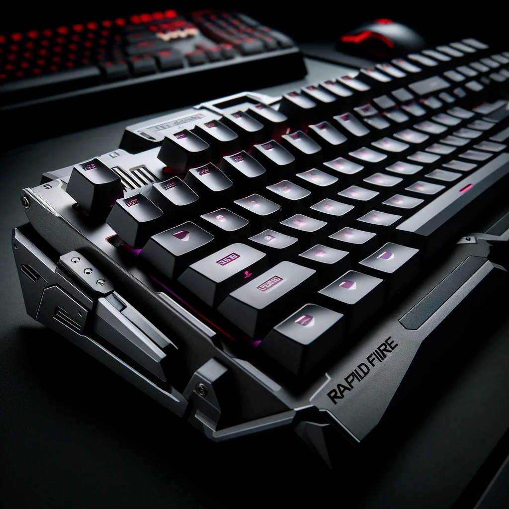 RapidFire MechBoard - Mechanical Gaming Keyboard with Rapid Response Keys and Durable Build